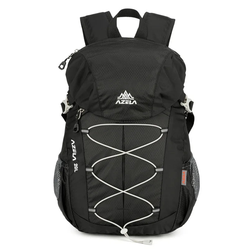 Climbing backpack with large capacity reflective stripe and lightweight nylon - product image