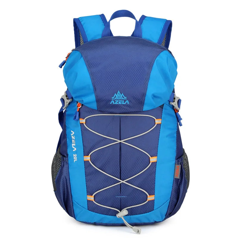 Climbing backpack with large capacity reflective stripe and lightweight nylon - product image