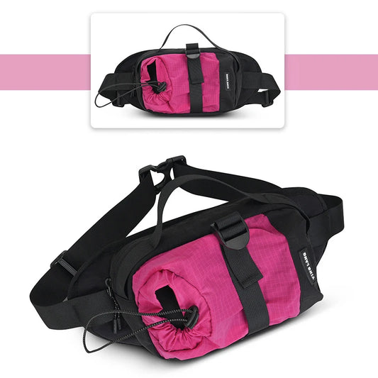 Climbing chest bag nylon multi-layer storage water bottle holder - product image