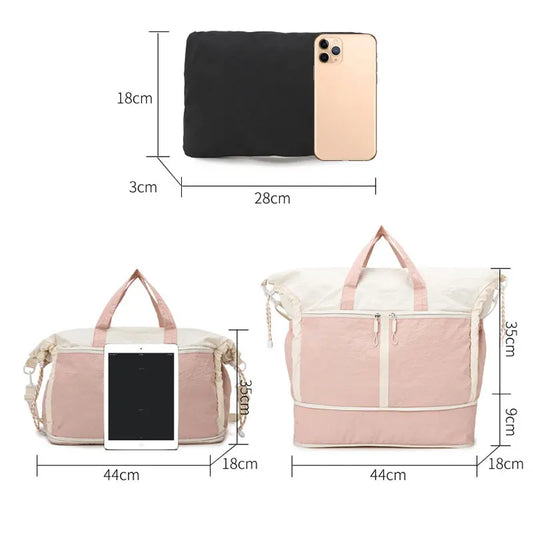 Cloth fitness gym travel duffel bag large capacity wet dry separation multi-pocket - product image
