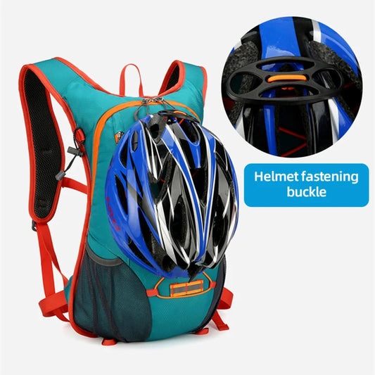 Cycling sport backpack with hydration system multilayer storage oxford nylon - product image