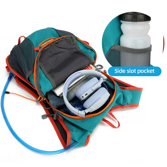 Cycling sport backpack with hydration system multilayer storage oxford nylon - product image