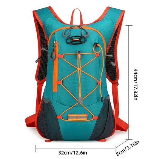 Cycling sport backpack with hydration system multilayer storage oxford nylon - product image