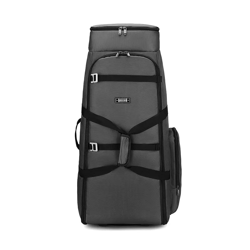 Durable oxford golf travel bag with wheels and multi-compartment storage - product image