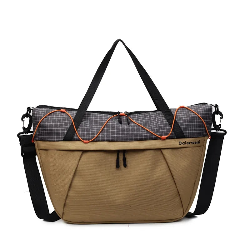 Fitness nylon yoga bag dry wet separation large capacity shoulder tote bag - product image