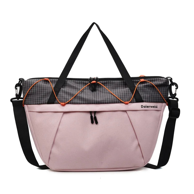 Fitness nylon yoga bag dry wet separation large capacity shoulder tote bag - product image