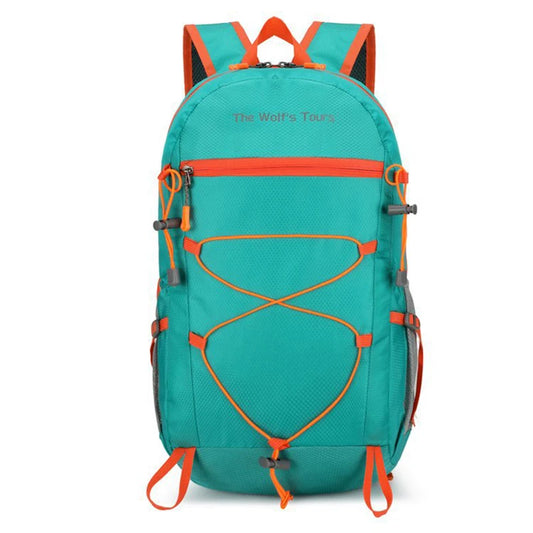 Foldable climbing backpack large capacity lightweight multipocket outdoor nylon - product image
