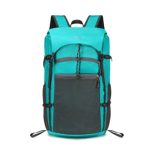 Foldable waterproof oxford outdoor camping hiking backpack with multiple pockets - product image