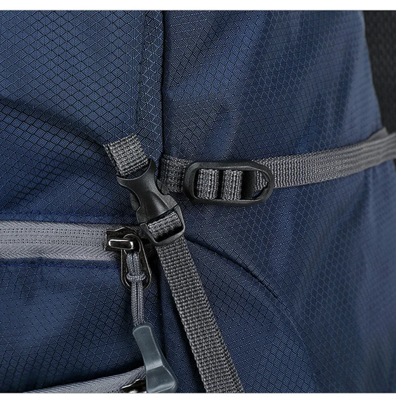 Foldable waterproof oxford outdoor camping hiking backpack with multiple pockets - product image