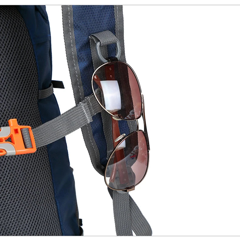 Foldable waterproof oxford outdoor camping hiking backpack with multiple pockets - product image
