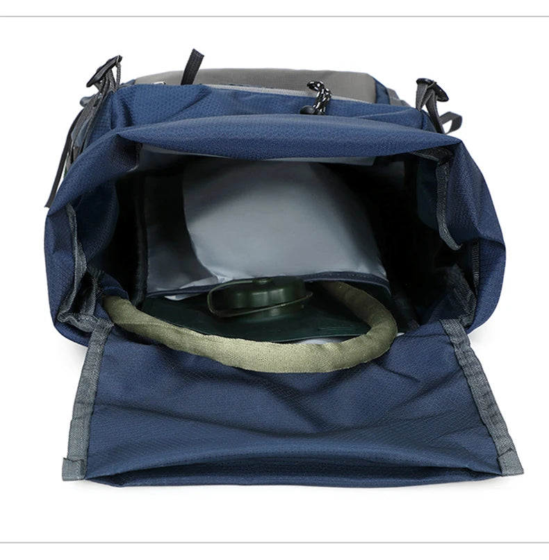 Foldable waterproof oxford outdoor camping hiking backpack with multiple pockets - product image