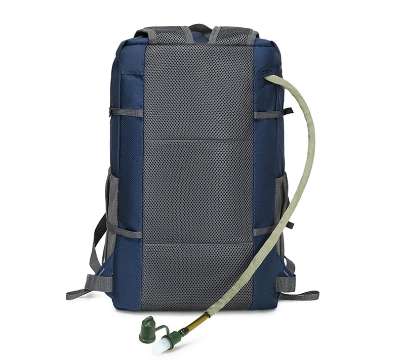 Foldable waterproof oxford outdoor camping hiking backpack with multiple pockets - product image