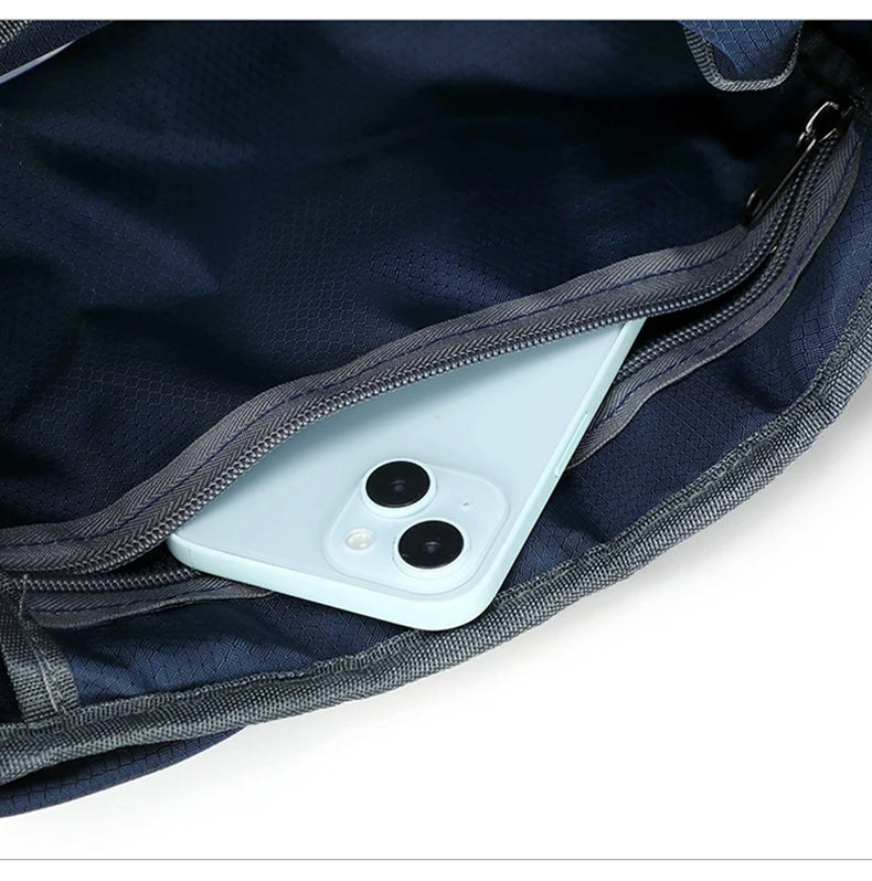 Foldable waterproof oxford outdoor camping hiking backpack with multiple pockets - product image