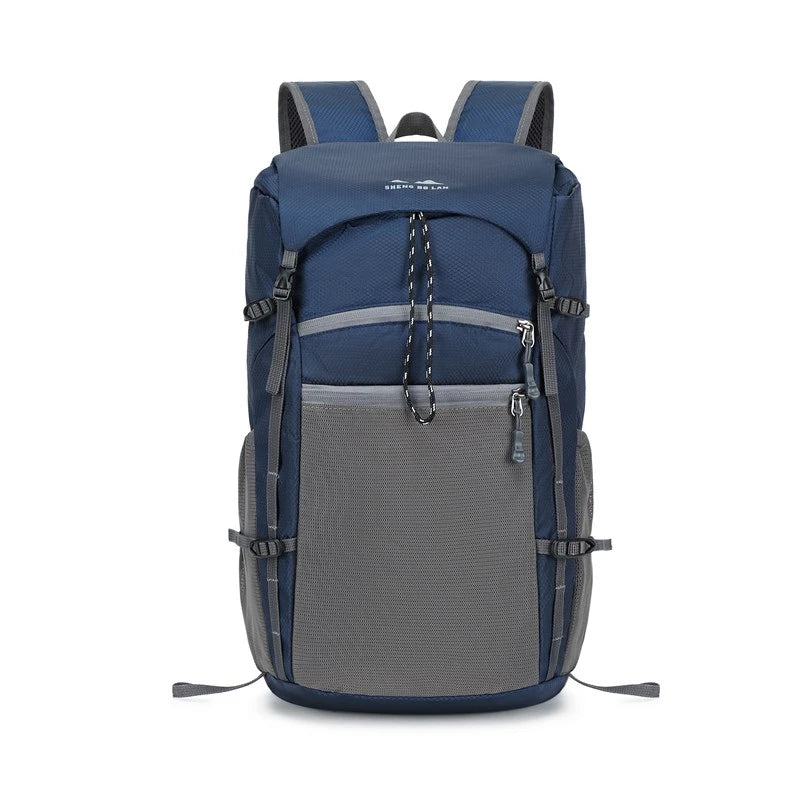 Foldable waterproof oxford outdoor camping hiking backpack with multiple pockets - product image