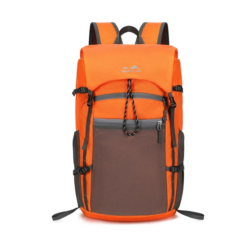 Foldable waterproof oxford outdoor camping hiking backpack with multiple pockets - product image
