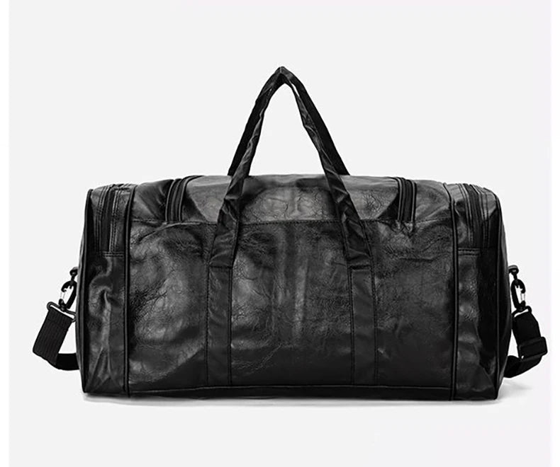 Gym fitness duffel pu travel handheld outdoor hiking large capacity messenger bag - product image