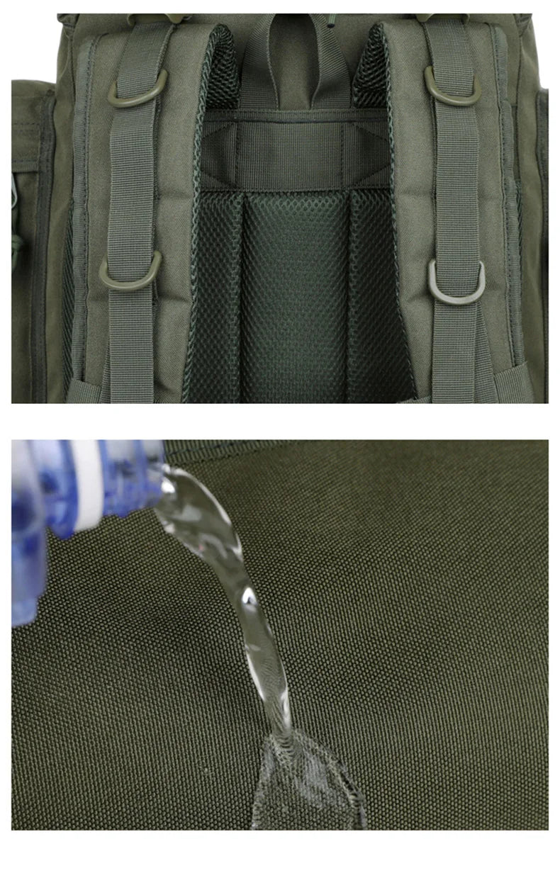 Large capacity nylon climbing camping mountaineering backpack - product image