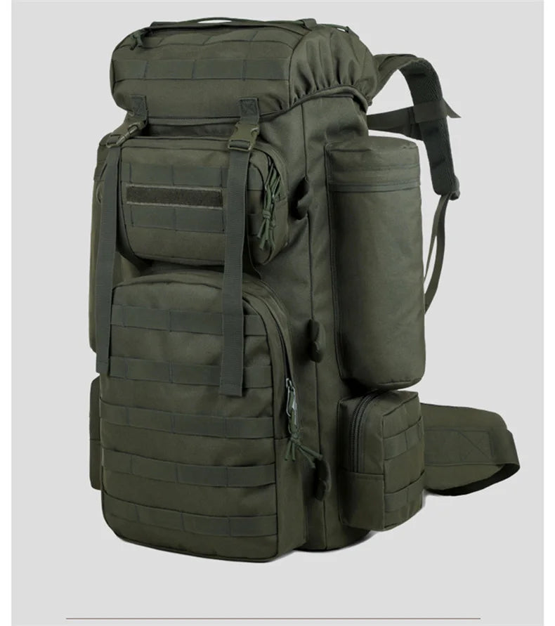 Large capacity nylon climbing camping mountaineering backpack - product image