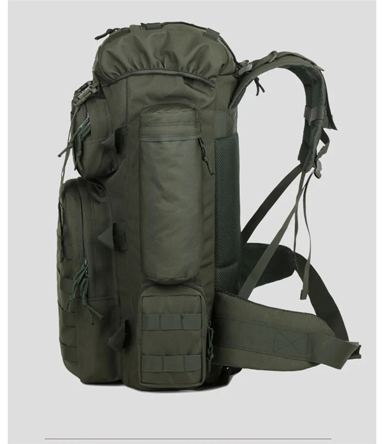 Large capacity nylon climbing camping mountaineering backpack - product image