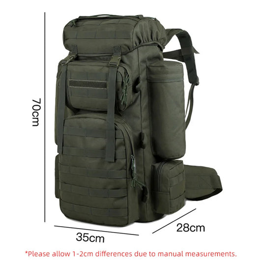Large capacity nylon climbing camping mountaineering backpack - product image