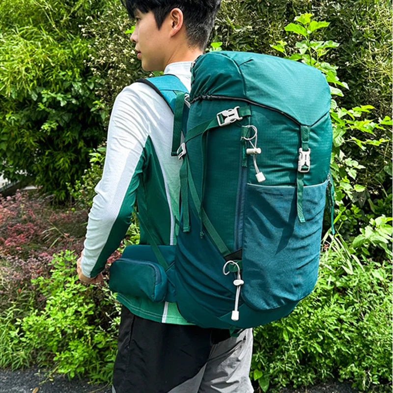 Large capacity waterproof nylon camping climbing mountaineering backpack - product image
