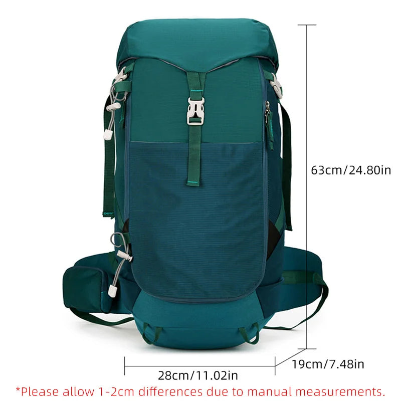 Large capacity waterproof nylon camping climbing mountaineering backpack - product image