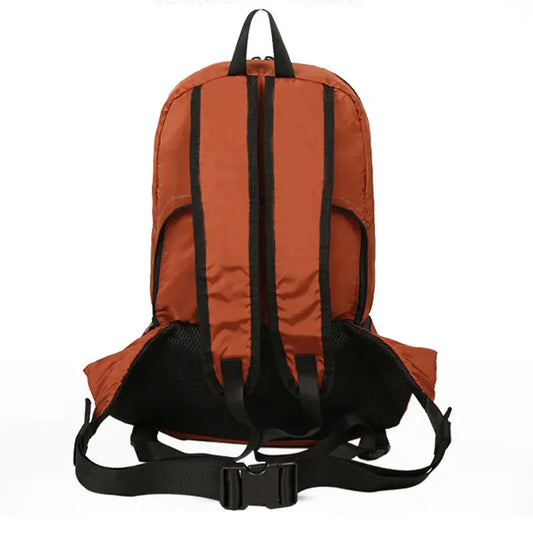 Lightweight foldable nylon camping waist and backpack travel bag - product image