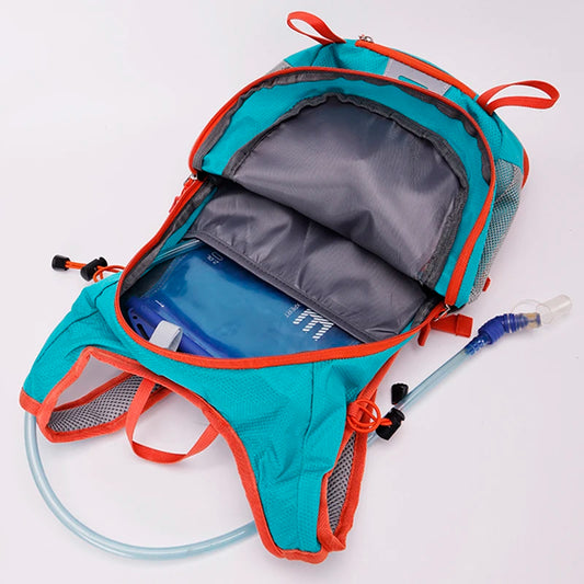 Lightweight outdoor climbing hydration backpack with reflective strip nylon - product image