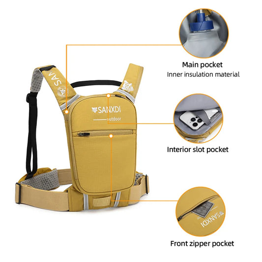 Lightweight water bag cross-country cycling running backpack with breathable mesh - product image