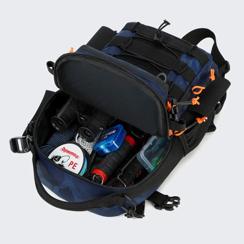 Lure climbing camping oxford backpack large capacity multi-pocket molle system - product image
