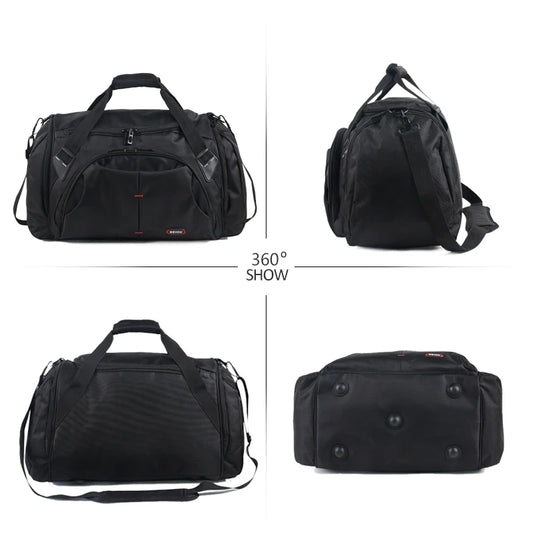 Men’s travel duffel bag waterproof nylon multi-purpose large capacity - product image