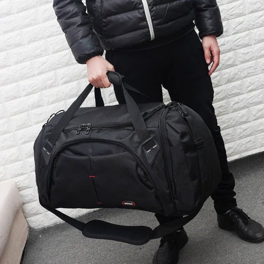 Men’s travel duffel bag waterproof nylon multi-purpose large capacity - product image