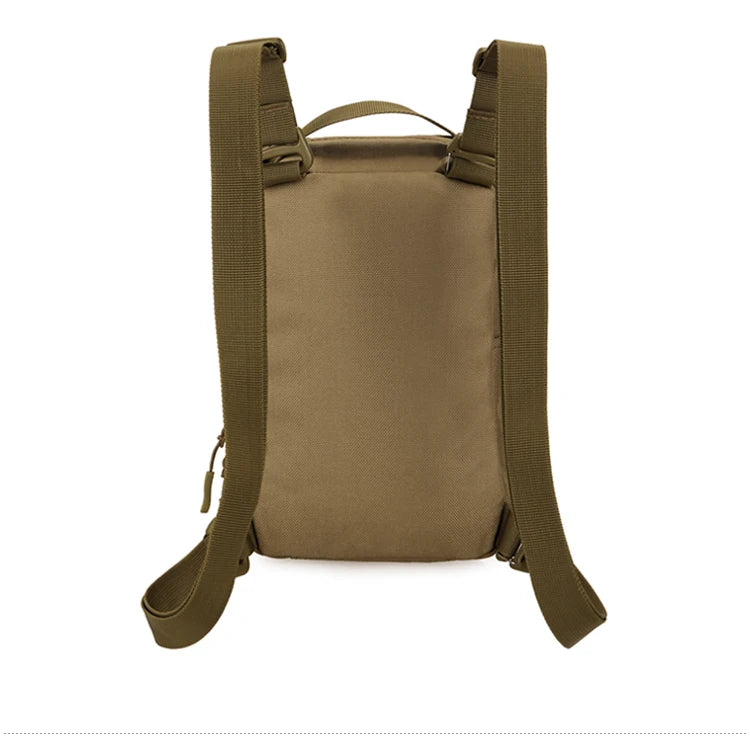 Mini tactical nylon backpack molle system detachable shoulder straps multi-pocket - product image