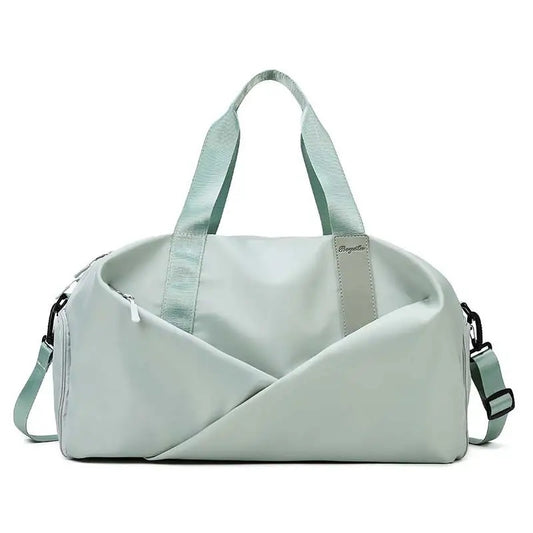 Multifunctional sports gym bag with wet dry separation nylon shoulder tote - product image