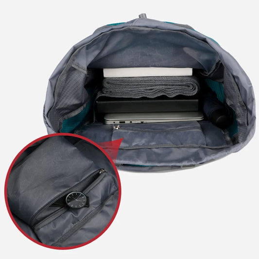 Nylon 75l camping backpack large capacity multi-layer rain cover included - product image
