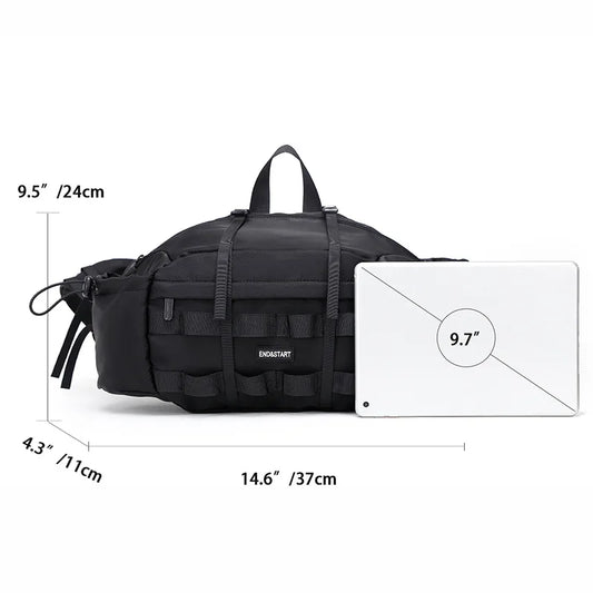 Nylon camping climbing chest bag tactical molle system outdoor sports - product image