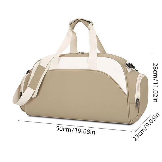 Nylon fitness yoga bag shoes compartment wet dry separation large capacity multi-pocket - product image