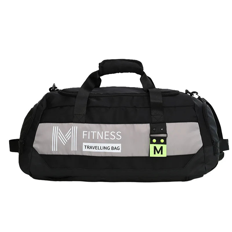 Nylon gym fitness yoga duffel bag wet dry separation large capacity multi-pocket - product image