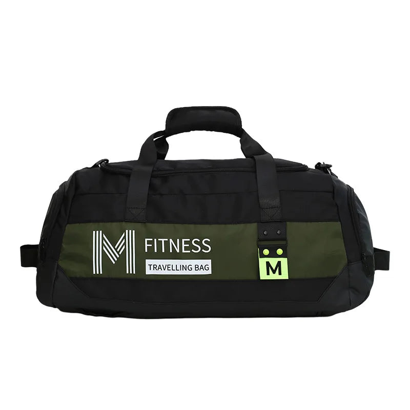 Nylon gym fitness yoga duffel bag wet dry separation large capacity multi-pocket - product image