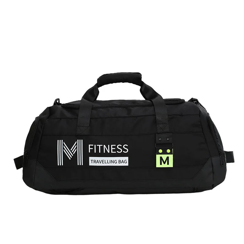 Nylon gym fitness yoga duffel bag wet dry separation large capacity multi-pocket - product image
