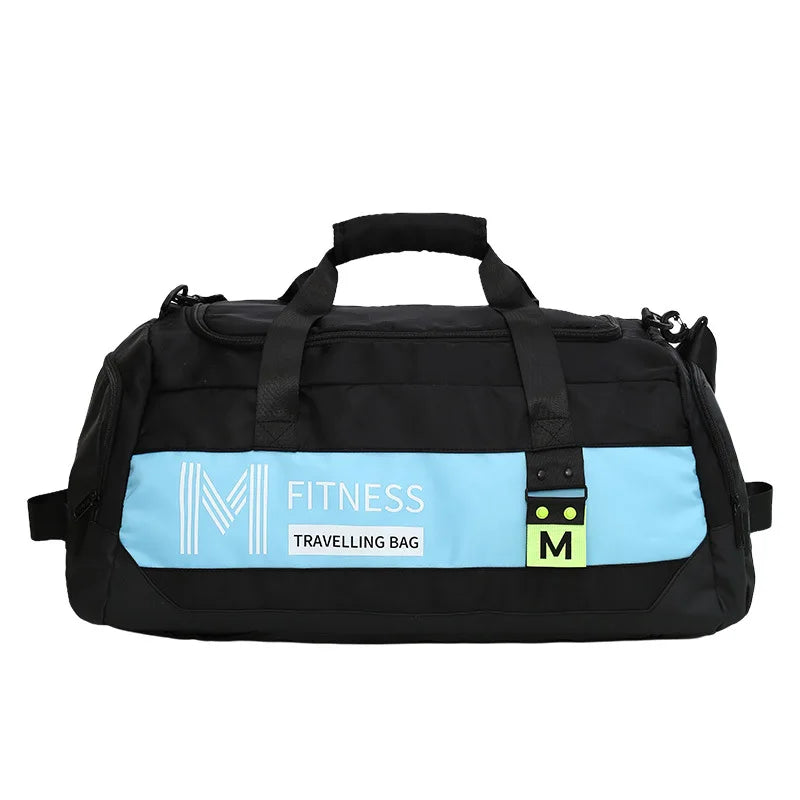 Nylon gym fitness yoga duffel bag wet dry separation large capacity multi-pocket - product image