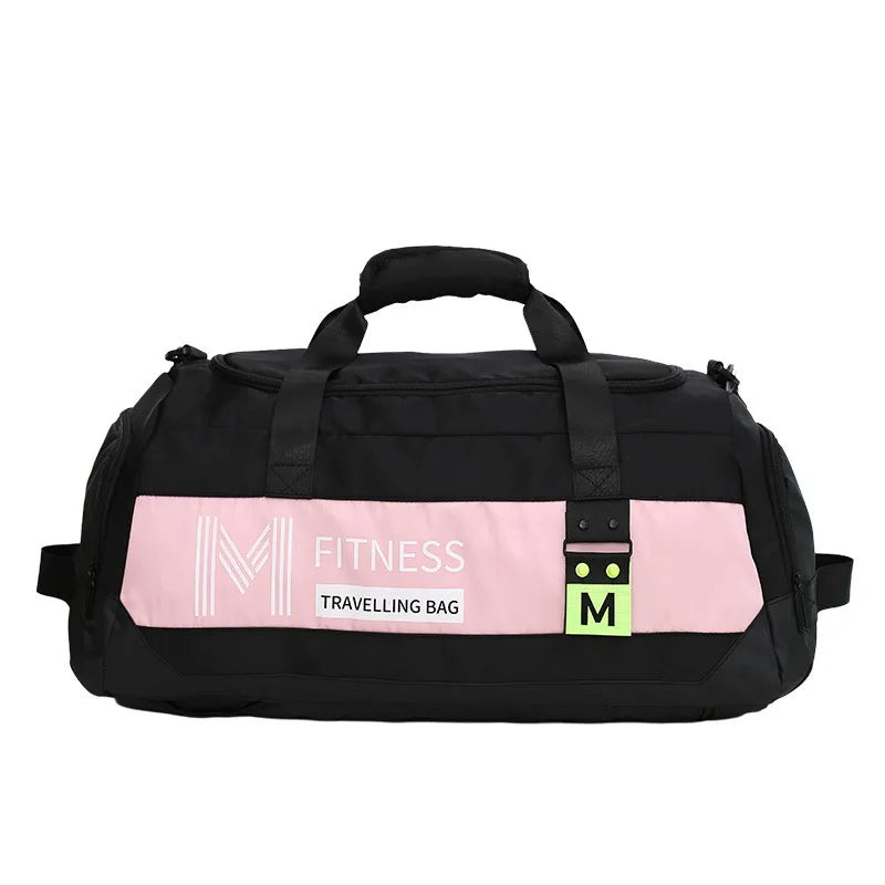 Nylon gym fitness yoga duffel bag wet dry separation large capacity multi-pocket - product image