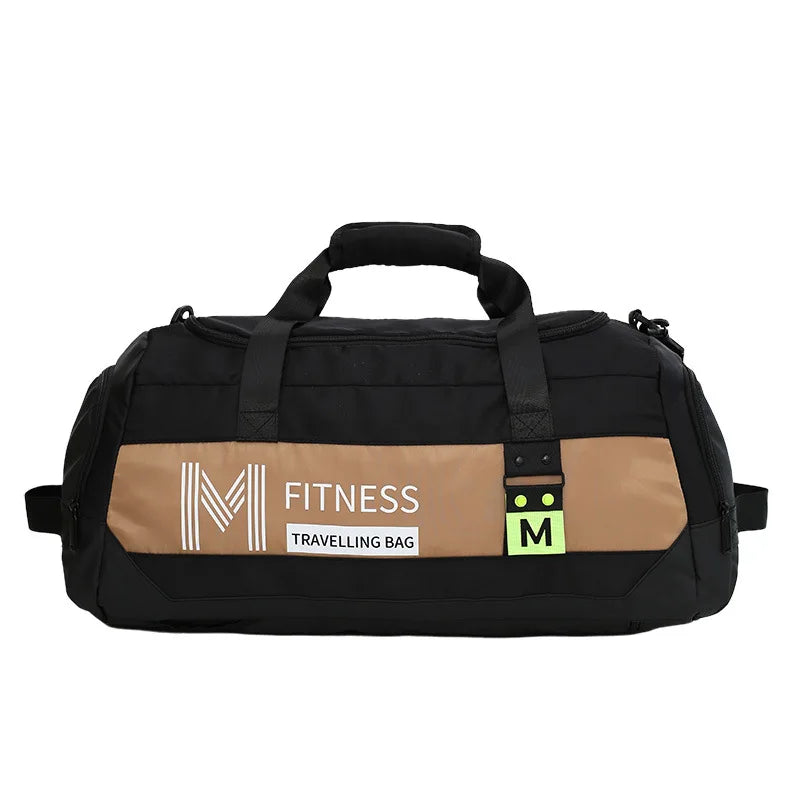 Nylon gym fitness yoga duffel bag wet dry separation large capacity multi-pocket - product image