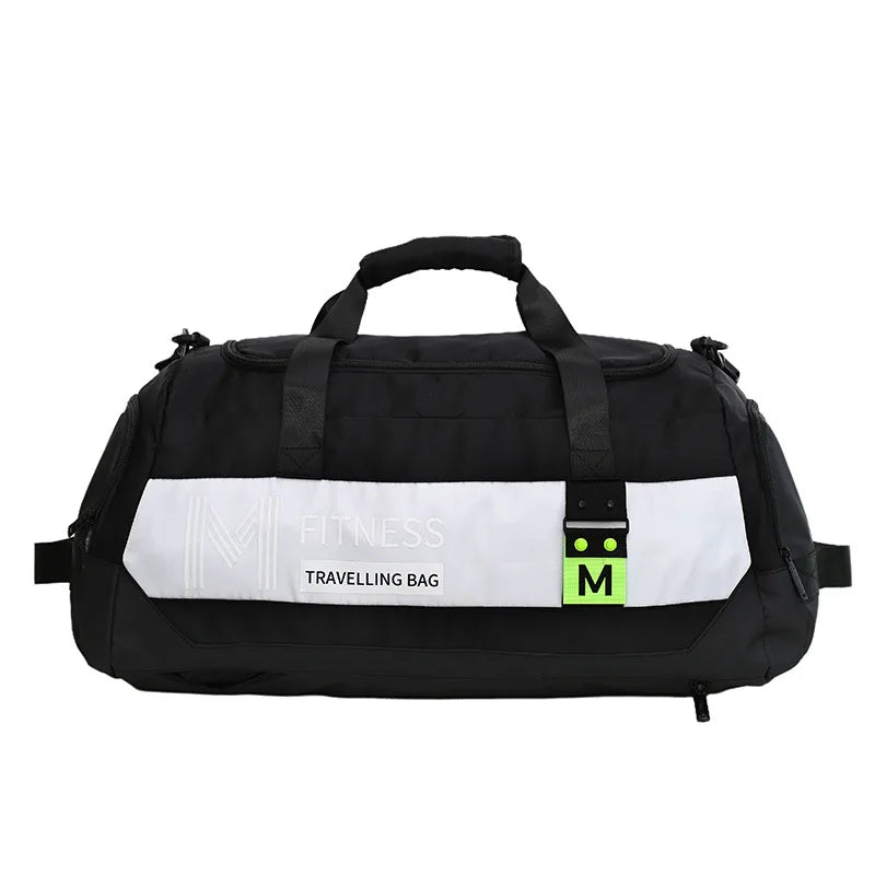 Nylon gym fitness yoga duffel bag wet dry separation large capacity multi-pocket - product image