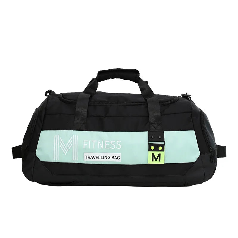 Nylon gym fitness yoga duffel bag wet dry separation large capacity multi-pocket - product image