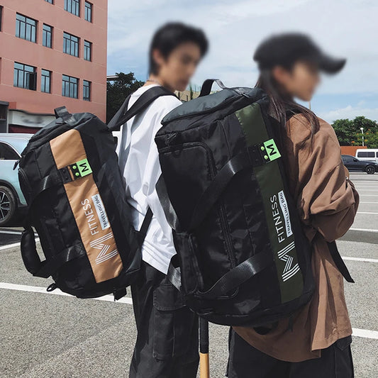 Nylon gym fitness yoga duffel bag wet dry separation large capacity multi-pocket - product image