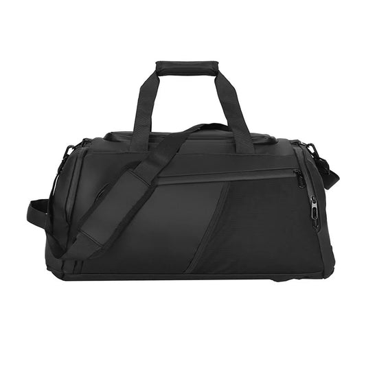 Nylon large capacity fitness bag with dry wet separation and shoes pocket - product image
