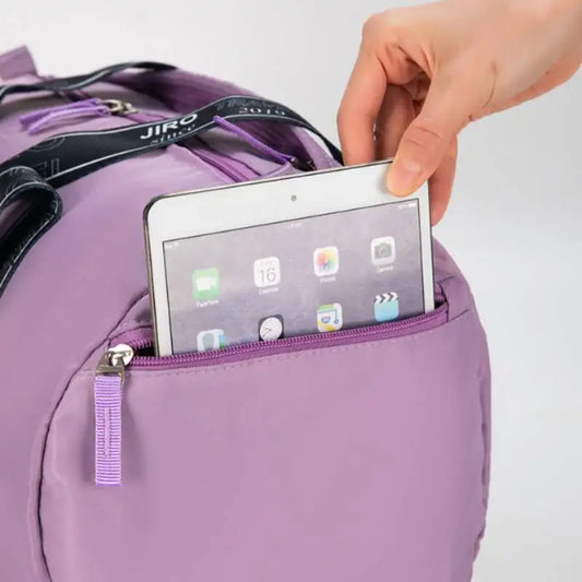 Nylon large capacity gym bag yoga mat holder dry wet separation multi-pocket - product image