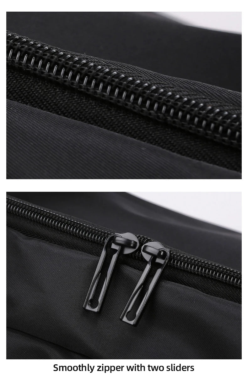 Nylon large capacity travel duffel with wet dry separation and trolley strap - product image