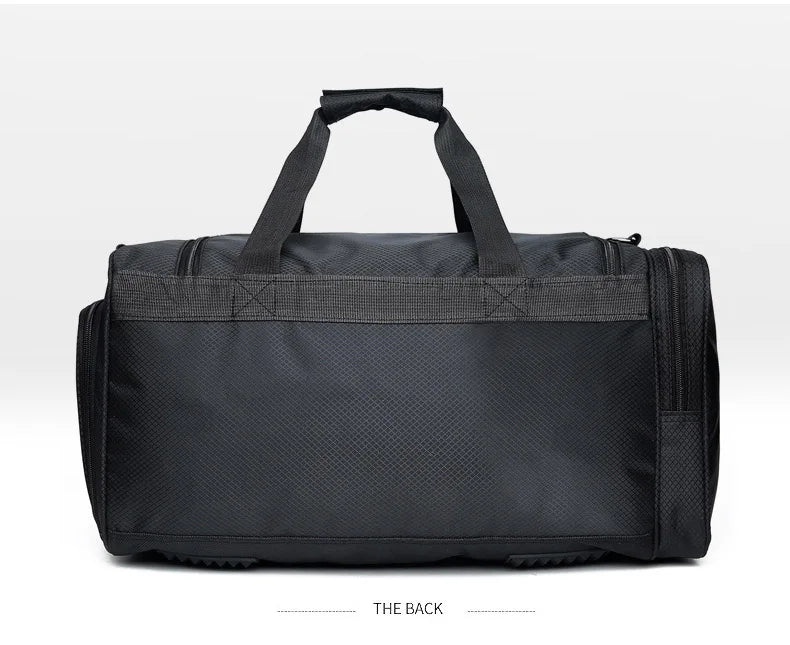 Nylon outdoor travel fitness bag with shoe pocket and multiple sizes - product image